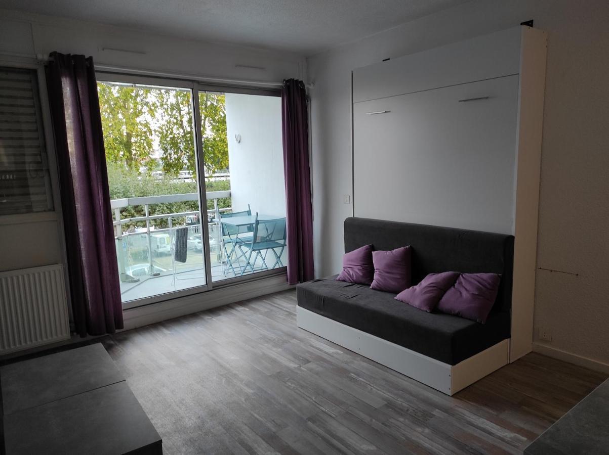 Joli Studio Vu Sur L Adour Dans Residence Calme Dax Bagian luar foto